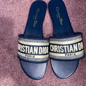 Dior Dway Sandals / Deep Blue